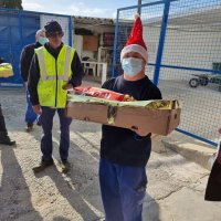 Distribuição de cabazes de Natal aos trabalhadores